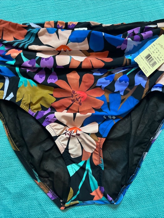 Gottex Women’s Shirred High Waist Bottom Tommy Control Bikini Sz 10 New #F - Picture 6 of 14